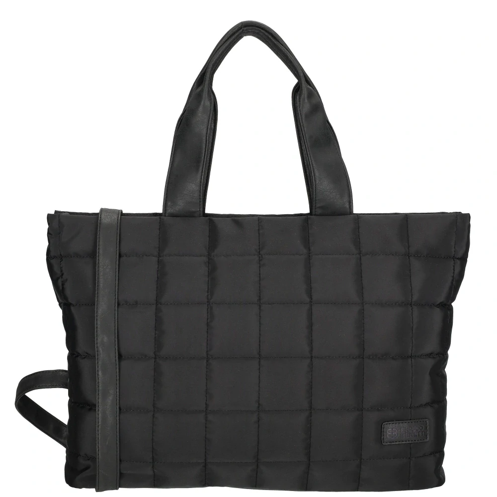 Dámská shopper kabelka černá - Enrico Benetti