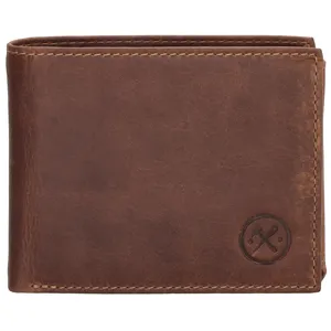 Pánská kožená peněženka Hide & Stitches hnědá  