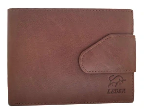 Pánská kožená peněženka Bull Leder hnědá