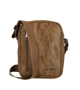 Pánská kožená crossbody taška hnědá - Enrico Benetti Rotterdam
