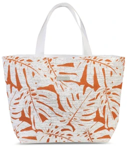 Plážová taška oranžovobílá - Fabrizio Summer 