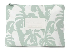 Kosmetická taštička bílá s potiskem listů - Fabrizio Summer 
