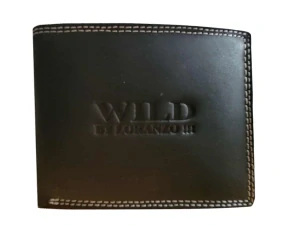 Pánská kožená peněženka Wild By Loranzo černá