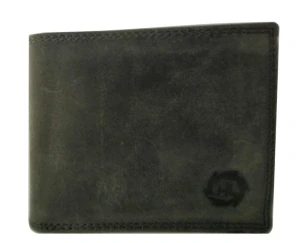 Pánská kožená peněženka HL šedá