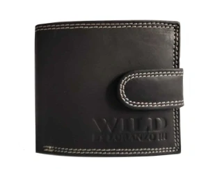 Pánská kožená peněženka Wild By Loranzo černá