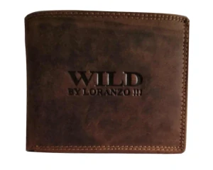 Pánská kožená peněženka Wild By Loranzo hnědá