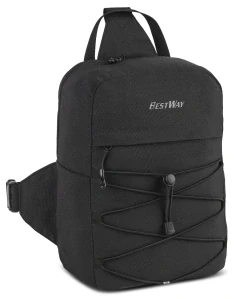 Pánský crossbody batoh přes rameno černý - Bestway