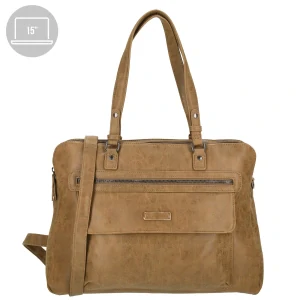 Dámská elegantní kabelka hnědá - Enrico Benetti 