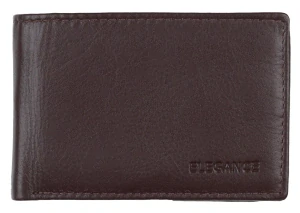 Dámská malá kožená peněženka Elegance hnědá