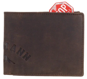 Pánská kožená peněženka Watzmann hnědá