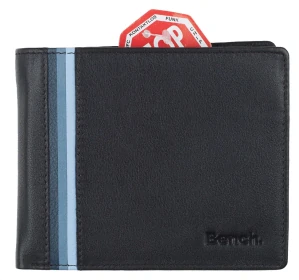 Pánská peněženka Bench černá s pruhem