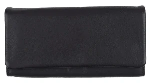 Dámská kožená peněženka Geldbörsen černá
