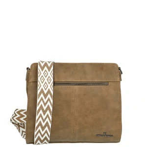 Dámská crossbody kabelka hnědá - Enrico Benetti Stacey