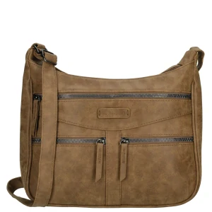 Dámská crossbody kabelka hnědá - Enrico Benetti 