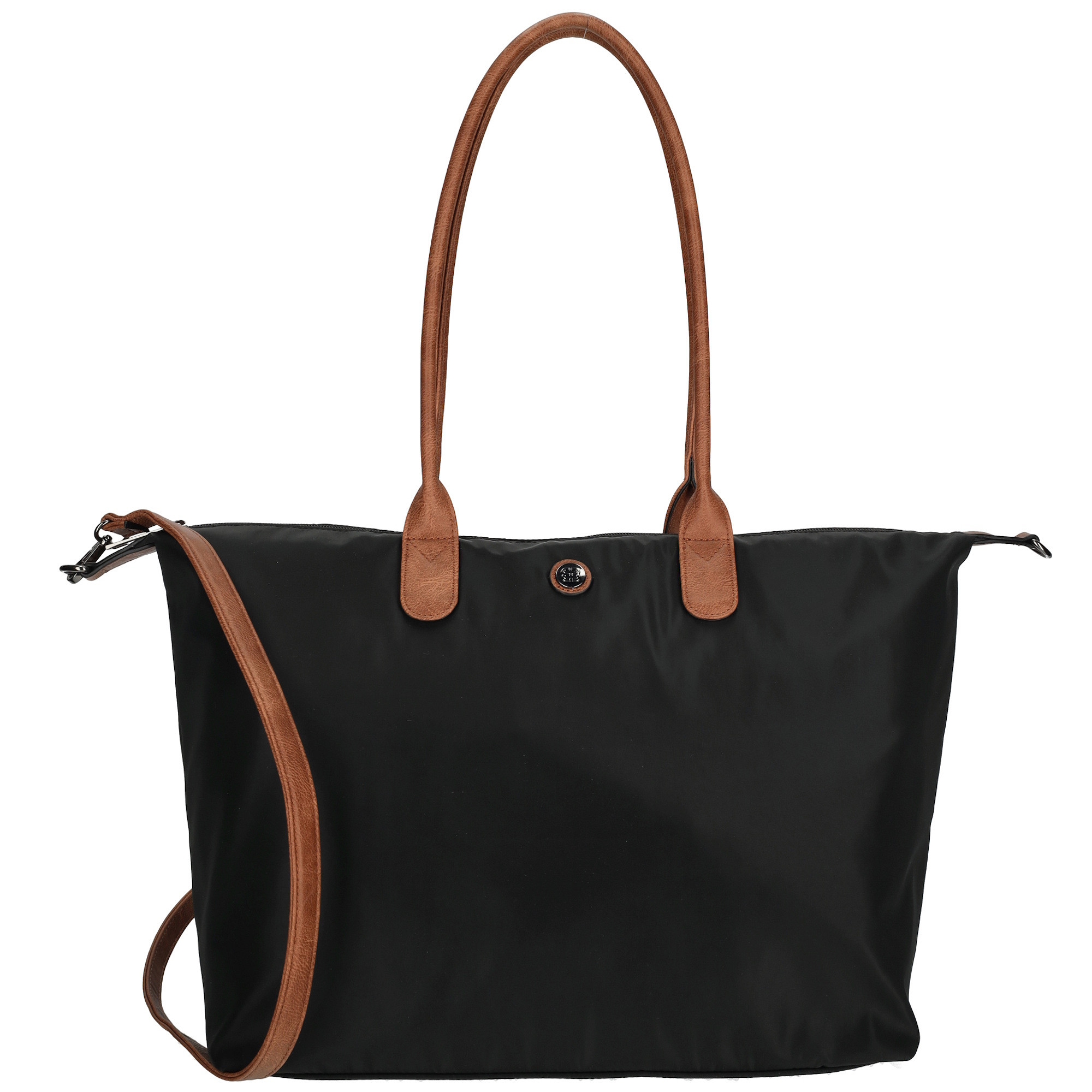 Dámská shopper kabelka černá - Enrico Benetti