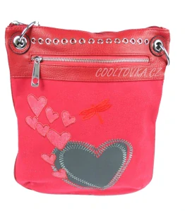 Dámská kabelka červená - Tapple fashion