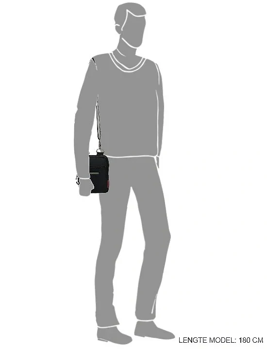 Pánská taška přes rameno černá  - Enrico Benetti Garda 