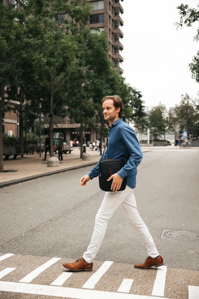 Pánská taška přes rameno černá - Enrico Benetti Cornell