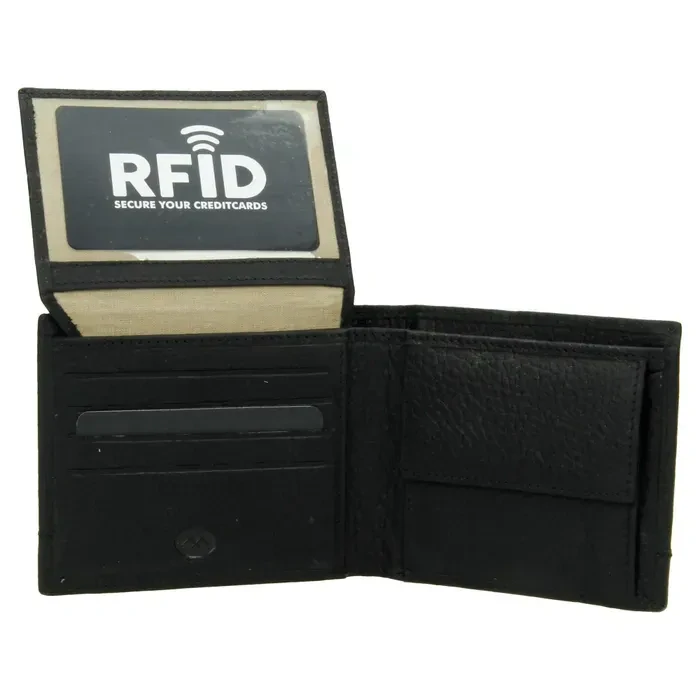 Pánská kožená peněženka Micmacbags černá