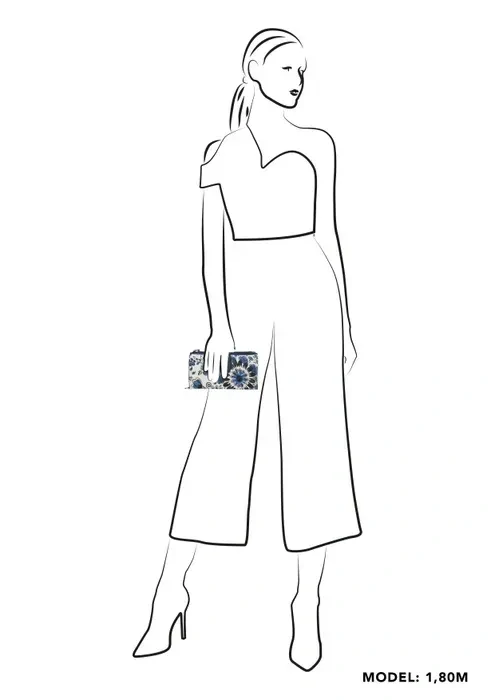 Dámská kožená peněženka Happy Wallet modrá