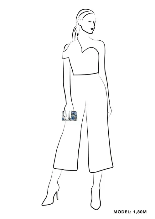 Dámská kožená peněženka Happy Wallet modrá