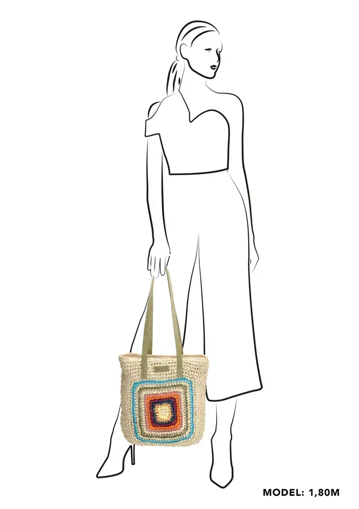 Dámská proutěná kabelka - PE-Florence 