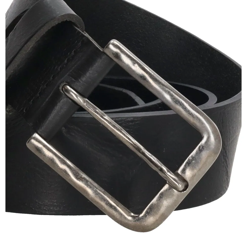 Pánský kožený pásek Hide & Stitches Frisco černý