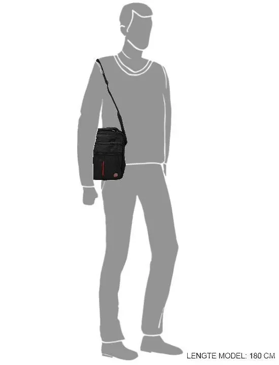 Pánská taška přes rameno černá - Enrico Benetti Cornell