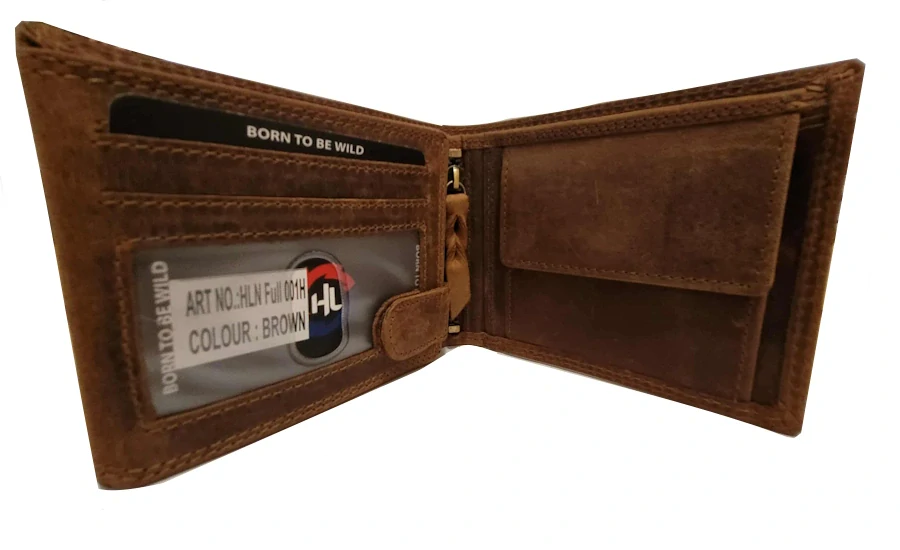 Pánská kožená peněženka HL hnědá
