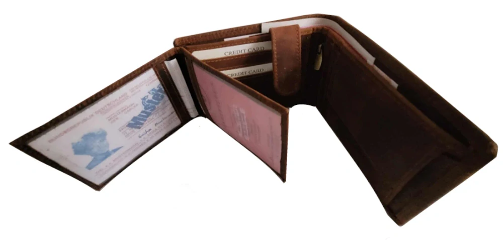 Pánská kožená peněženka Wild By Loranzo hnědá