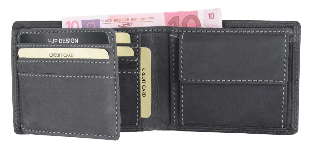 Pánská kožená peněženka Watzmann černá