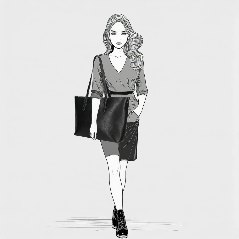 Dámská elegantní kabelka černá - Enrico Benetti Julia