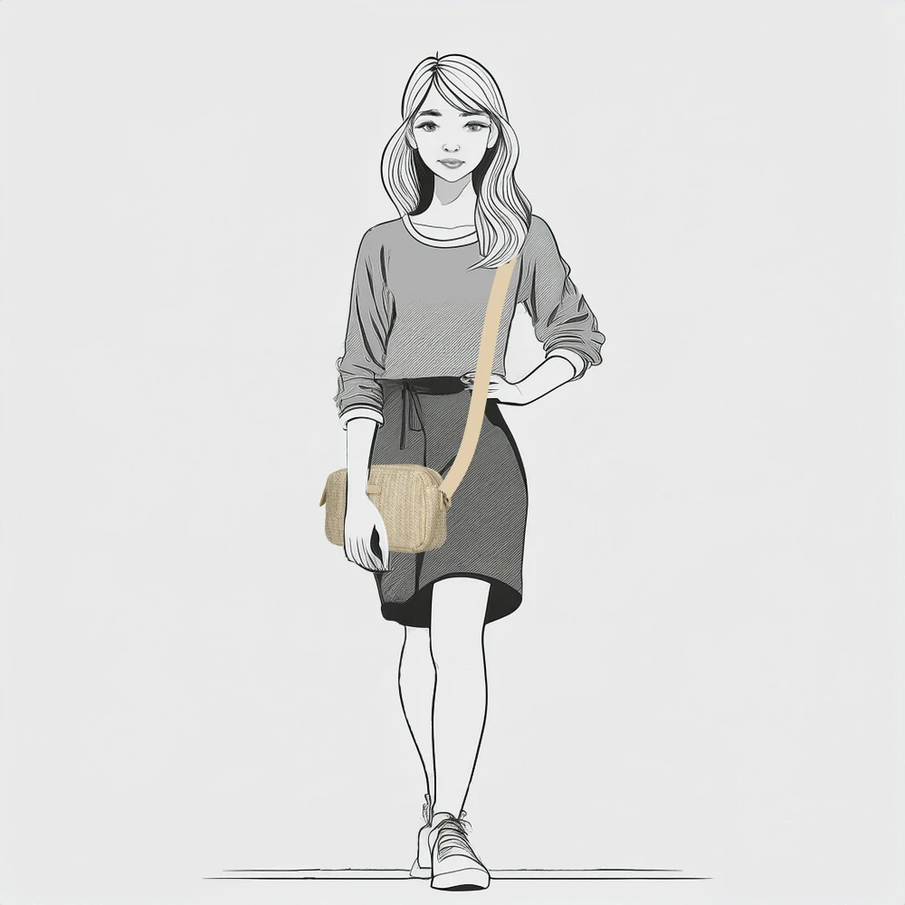 Dámská crossbody proutěná kabelka nature - Enrico Benetti