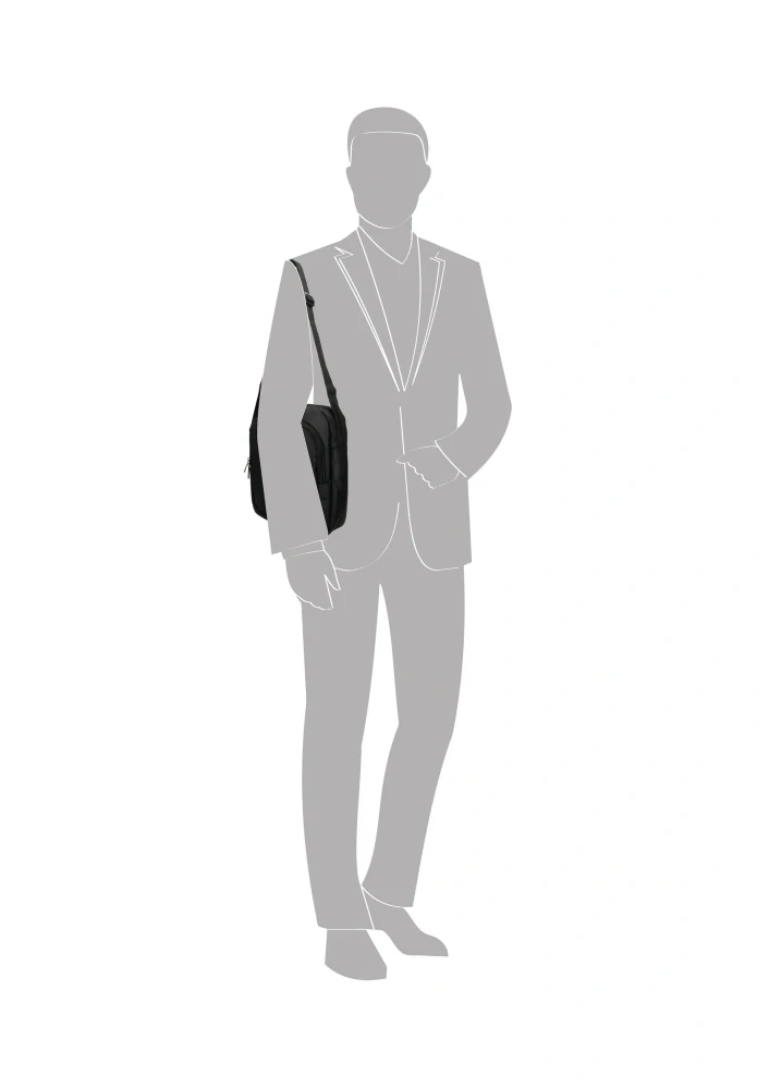 Pánská taška přes rameno černá - Enrico Benetti Cornell