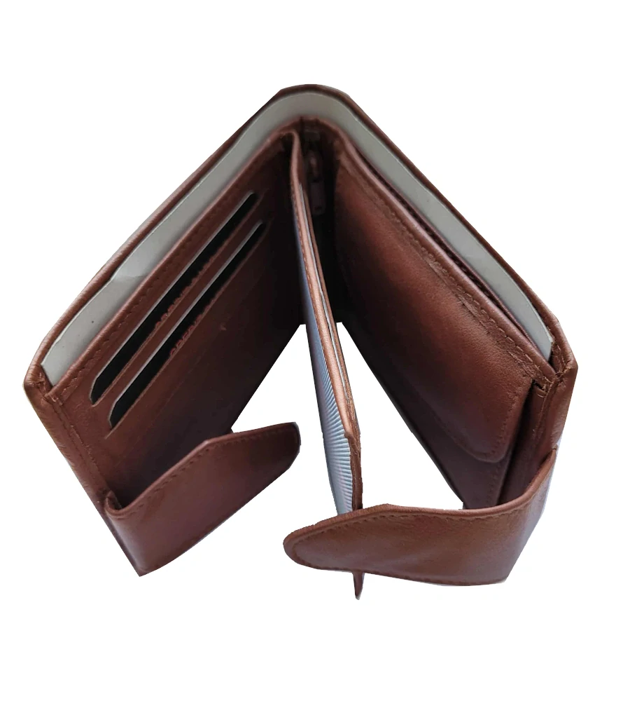 Pánská kožená peněženka Bull Leder hnědá