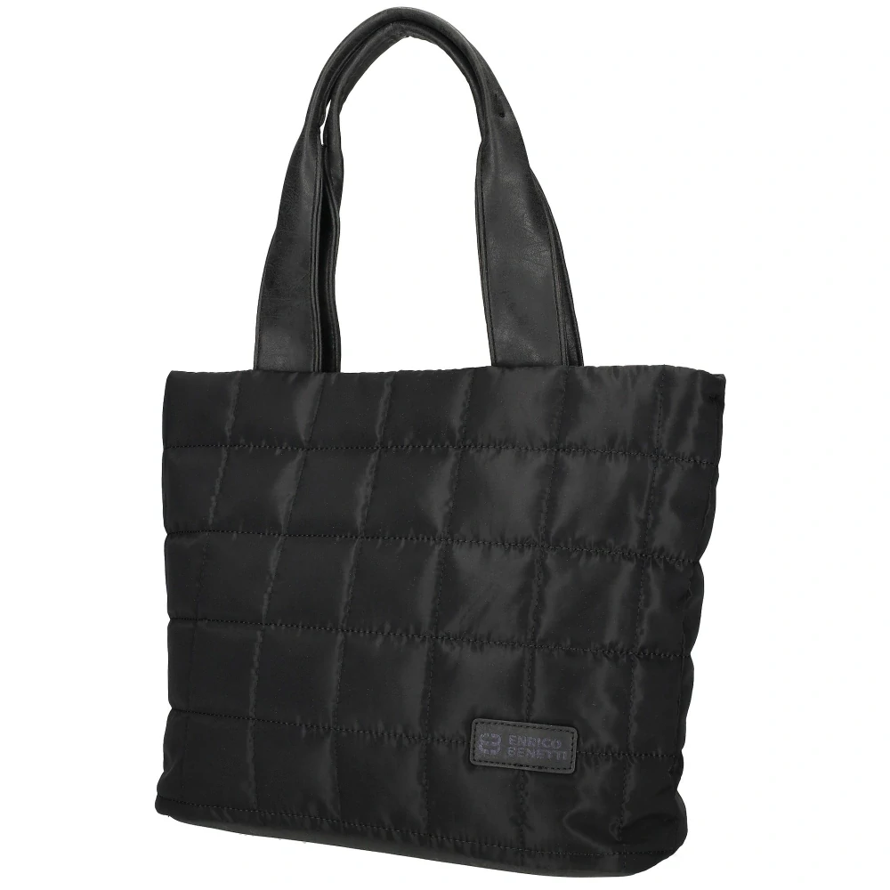 Dámská crossbody kabelka černá - Enrico Benetti