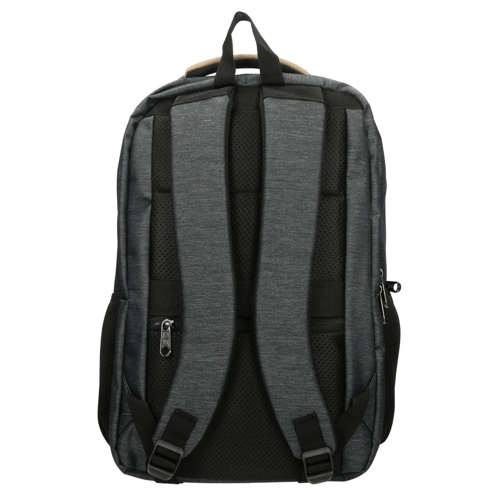 Pánský městský batoh na notebook šedý 17" 21L - Enrico Benetti 