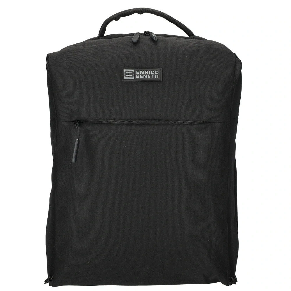 Pánský městský batoh černý 17" 20L - Enrico Benetti 