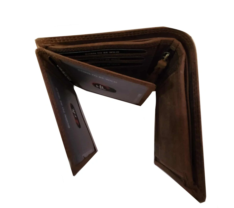 Pánská kožená peněženka HL hnědá