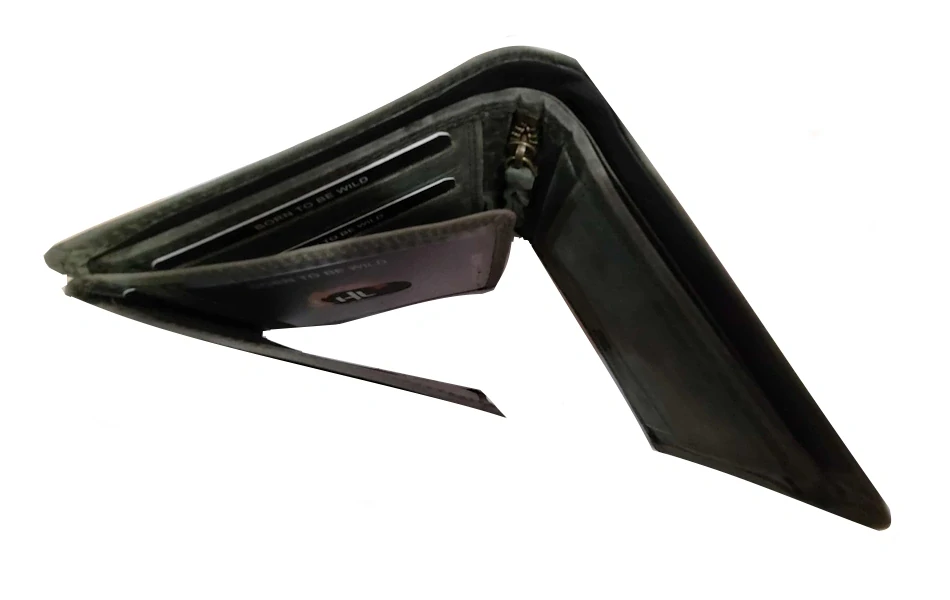 Pánská kožená peněženka HL šedá