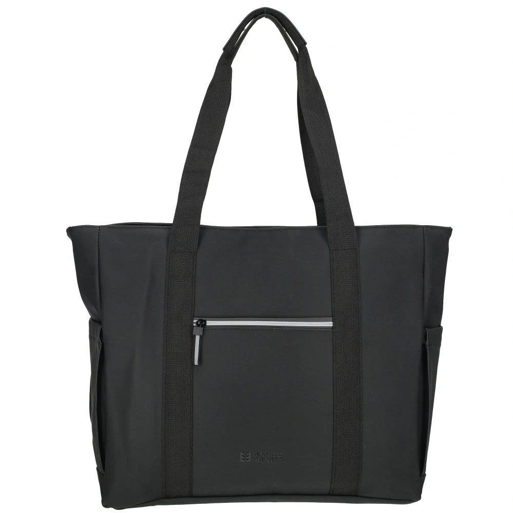 Dámská shopper kabelka černá - Enrico Benetti