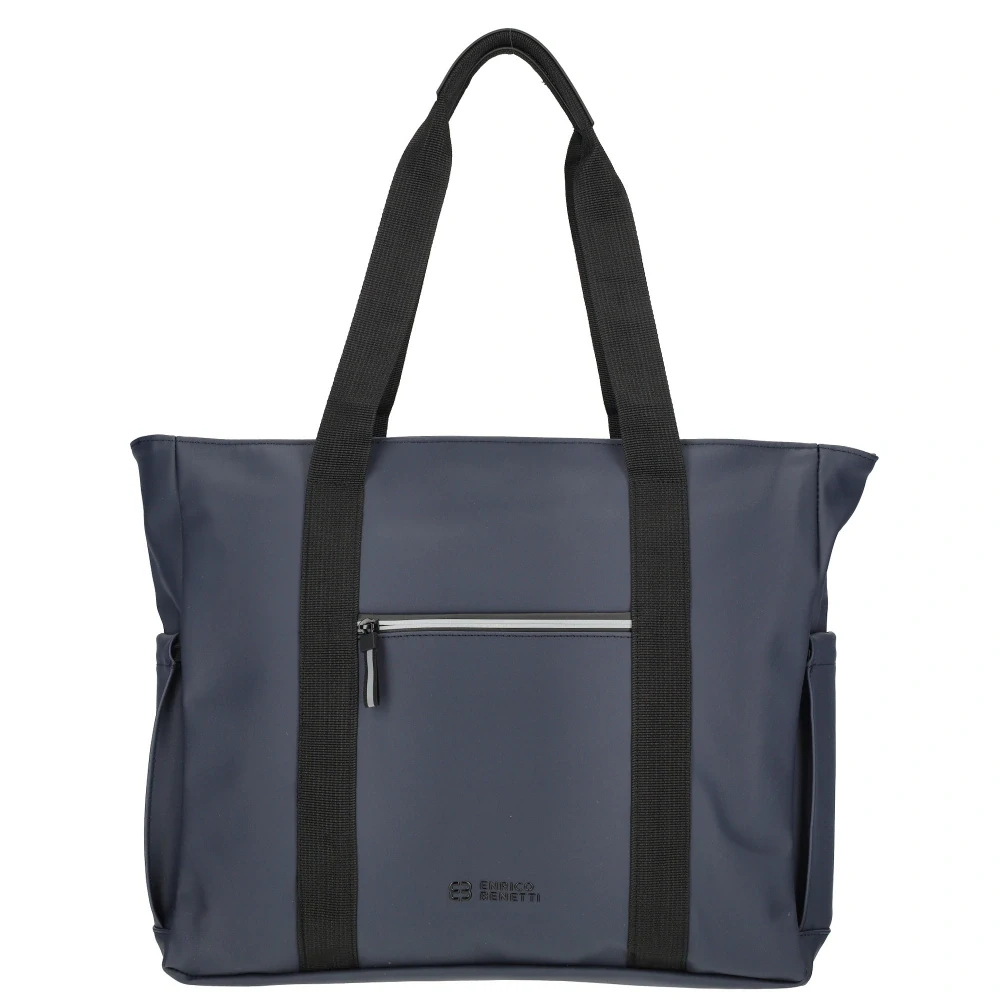 Dámská shopper kabelka modrá - Enrico Benetti