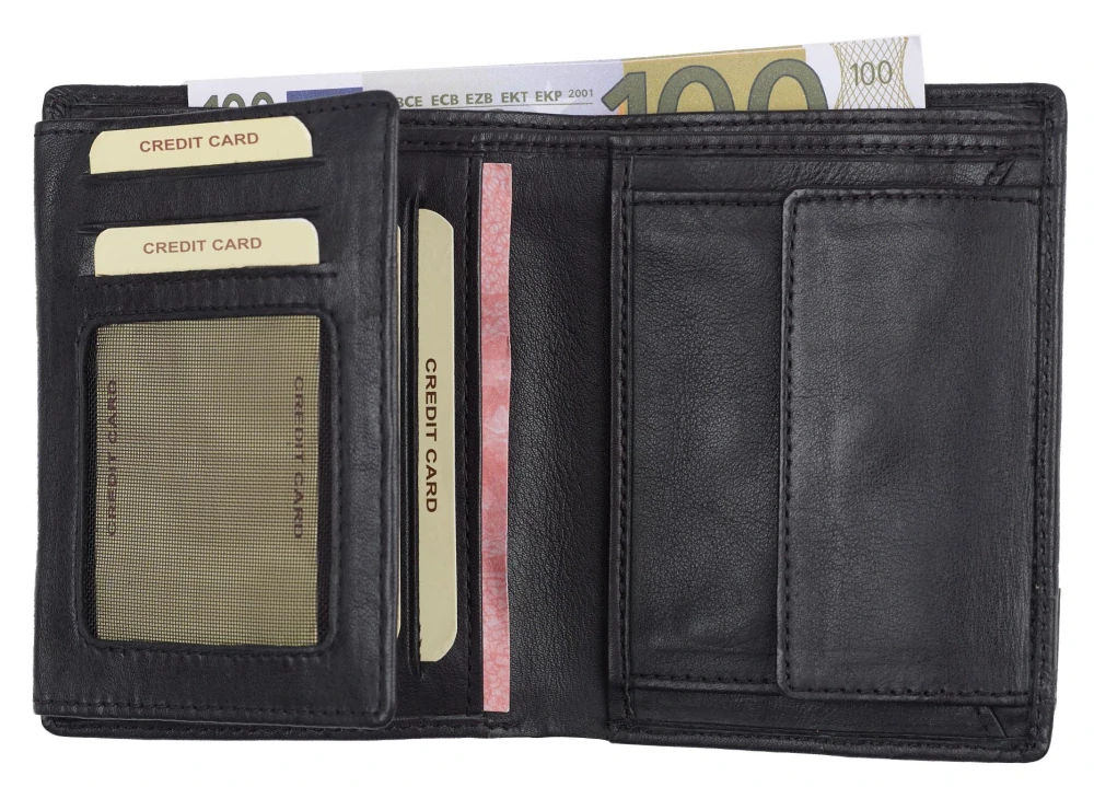 Pánská kožená peněženka Bench černá