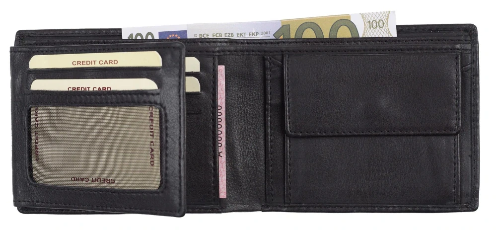 Pánská kožená peněženka Bench černá
