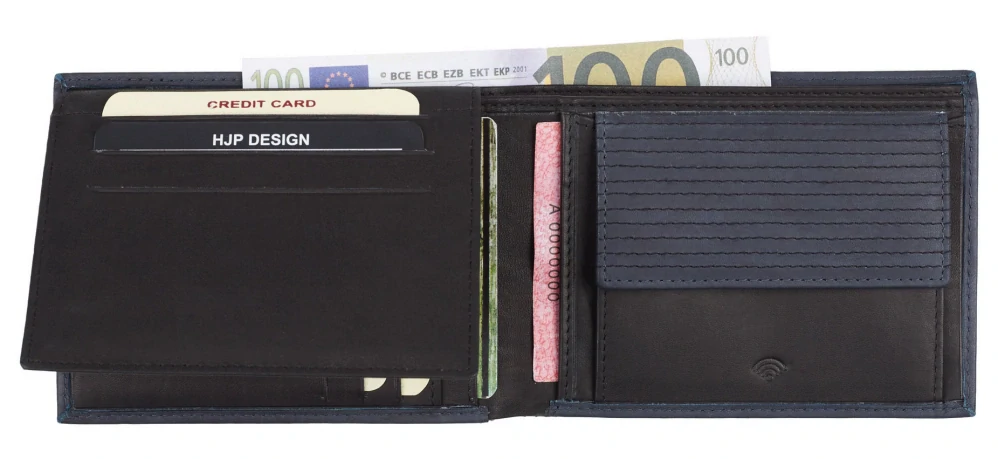 Pánská kožená peněženka Bench šedá