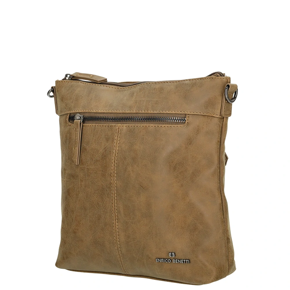 Dámská crossbody kabelka hnědá - Enrico Benetti Stacey
