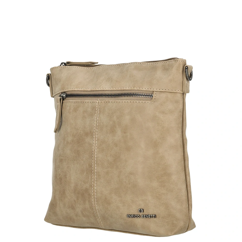 Dámská crossbody kabelka béžová - Enrico Benetti Stacey