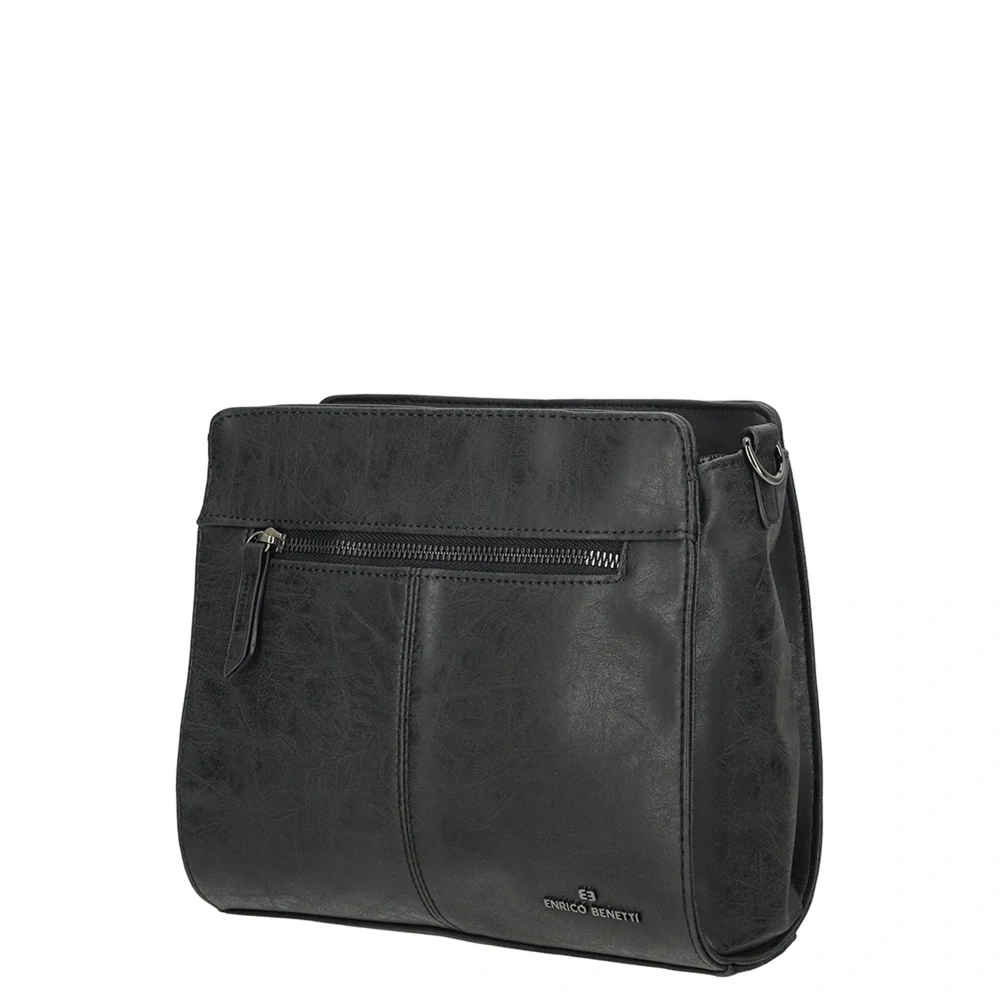 Dámská crossbody kabelka černá - Enrico Benetti Stacey