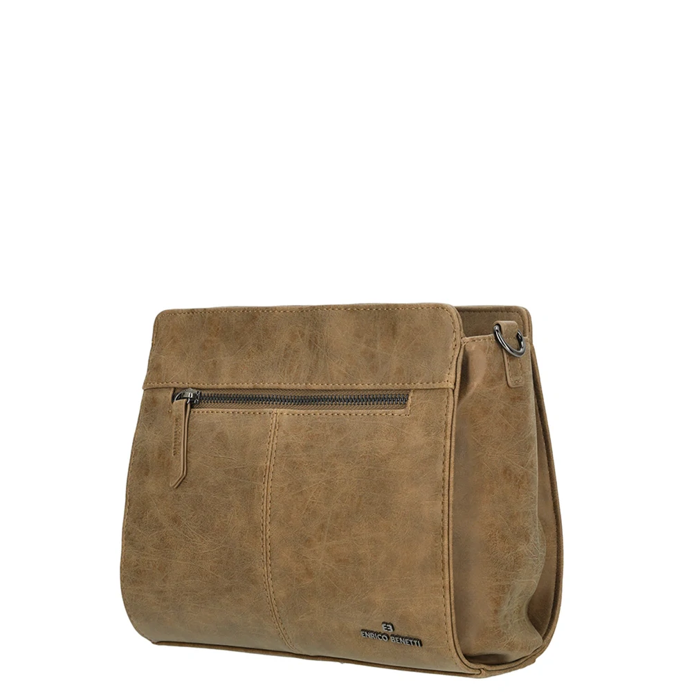 Dámská crossbody kabelka hnědá - Enrico Benetti Stacey