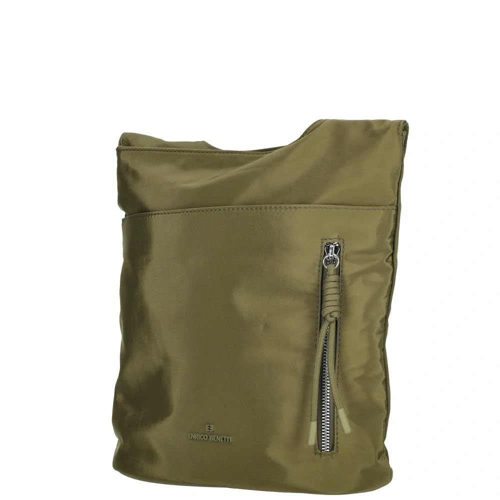 Dámská crossbody kabelka zelená - Enrico Benetti